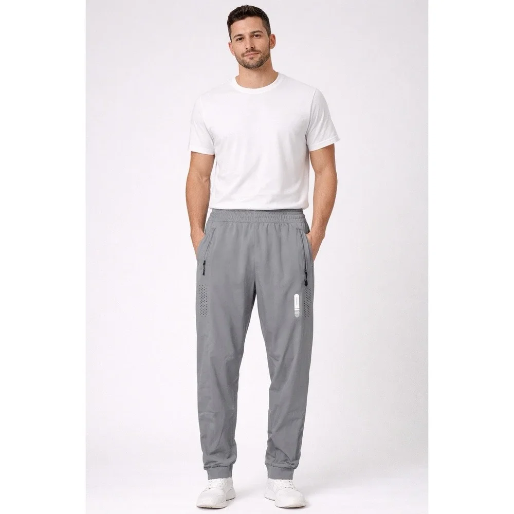 Men'S Lightweight Hiking Pants Quick-Dry Outdoor Sweatpants with Zipper Pockets
